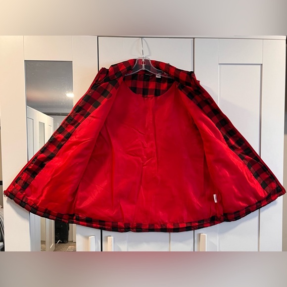 Basic Edition Plaid Womens Fall Winter Vest Size XL water resistant - Picture 4 of 7